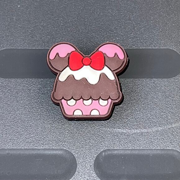 Adorable Minnie Mouse Ice Cream Sundae Crocs Shoe Charm Jibbitz  ~ So Sweet! - Picture 1 of 2